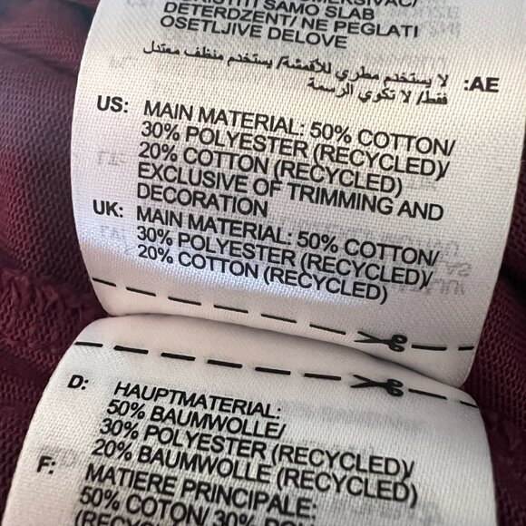 Men's Maroon adidas Primegreen t-shirt - Picture 6 of 6